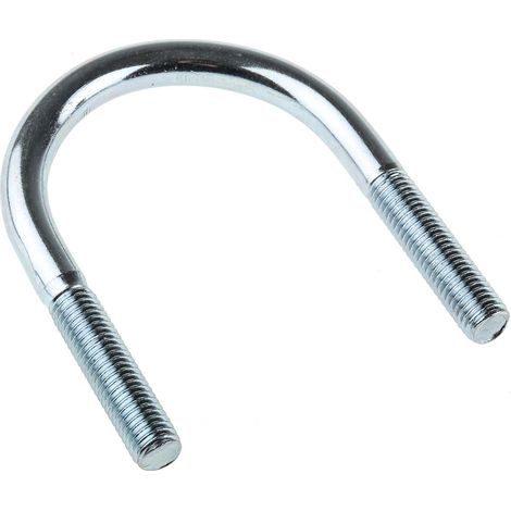 Rs Pro – Boulon en U 60mm – Filetage M10 – Acier zingué – Lot de 5 unités pour fixation robuste
