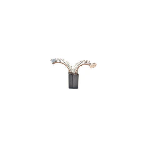 Jeu de 2 charbons adaptable RUPES. Dimensions: 8 x 14 x 35mm.