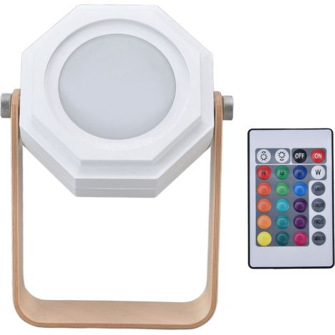Lanterne LED tactile avec interrupteur, puce LED 18 couleurs RGB, 4 modes d'éclairage doux et lumineux, idéale pour le camping, la chambre, la table ou l'extérieur. (1/5)