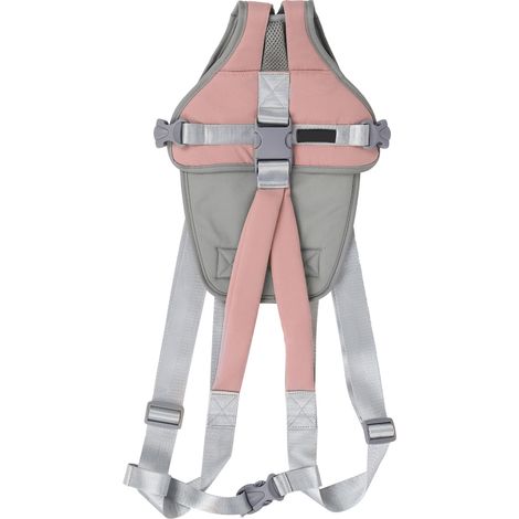 Sac à dos de poitrine pour animal domestique, chat, chien, support avant extérieur, transport pour voyage, randonnée, camping, rose S (1/5)
