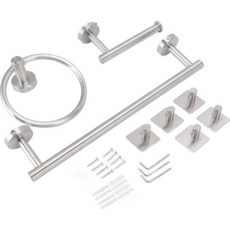 Ensembles de robinetterie de salle de bain, accessoires de salle de bain, raccords sans soudure et finitions brossées pour parois de douche. (1/4)