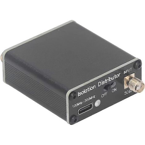 Distributeur d'isolation RF actif, répartiteur RF pour source GPSDO SDR 100 kHz à 300 MHz (1/5)
