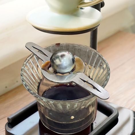 Boule de Café Gelée Réutilisable en Acier Inoxydable 304 avec Support Universel Détachable et Boîte de Stockage pour Maison et Cocktails (1/5)