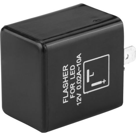 Clignoteur Électronique 12V pour Auto, Relais Décodeur 2 Broches pour Feux de Clignotants LED (1/5)