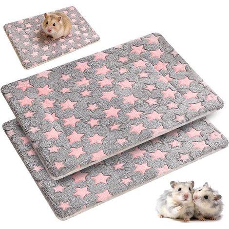 Tappetino/coperta per animali domestici, set da 2 pezzi, taglia S (32 x 25 cm), consigliato per animali di peso inferiore a 0,5 kg, tappetino per dormire imbottito, tappetino per gatti, tappetino per (1/5)