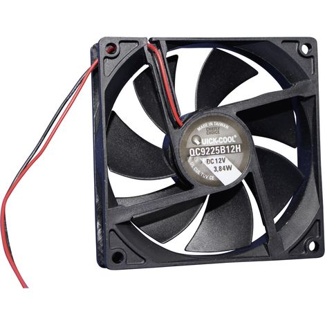 QuickCool QC9225B12H Axiallüfter 12 V/DC 100.24 m³/h (L x B x H) 92 x 92 x 25 mm (1/2)