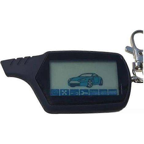 Sistema de alarma antirrobo para coche A91 con control remoto LCD bidireccional y motor ruso A91. (1/5)