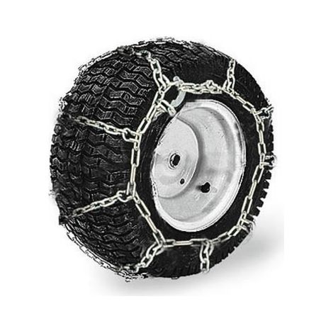 Chaînes à neige pour roues de tracteur à gazon MTD 18x9 5'' 2 unités