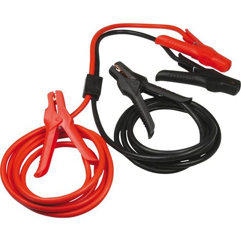 IWH 075634 Cavi batteria per avviamento d'emergenza 30.0 mm² Alluminio (ramato) 3.50 m con circuito di protezione (1/2)