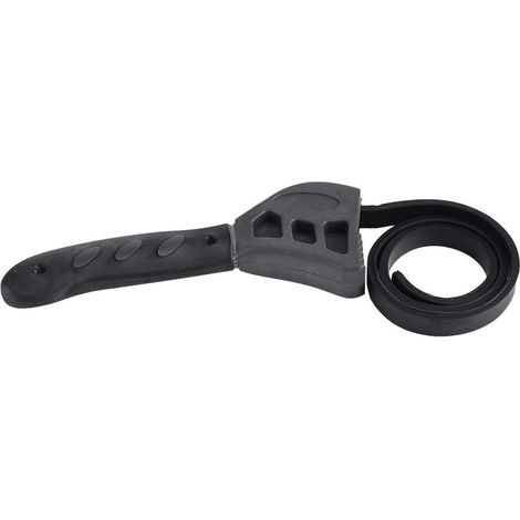 Clé à Sangle, 500 mm Clef à Sangle Universel, Couvercles de Pot Caoutchouc Sangle Serrer Desserrer Clé Universelle, clé à molette de Filtre à Huile Outil de Plomberie Utilisé par Les Mécaniciens-Fei Y (1/5)