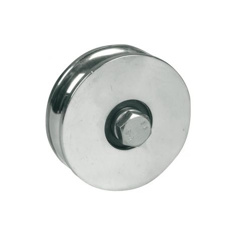 IBFM RUOTA PER CANCELLI 2 CUSCINETTO GOLA "U" C/BULLONE 363 - IBFM1: MM 200