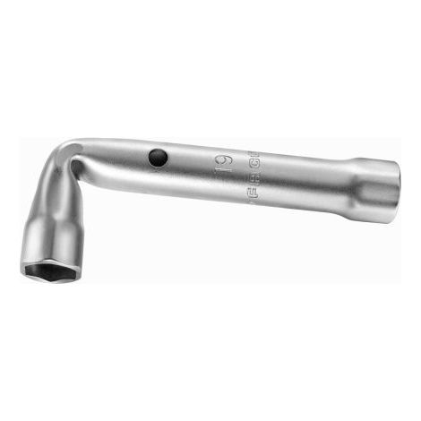 Facom – Clé à douille débouchée 10 mm – Acier chrome vanadium – Double terminaison – Longueur 118 mm pour espaces confinés