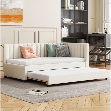 letto camera 90x200 con rete estensibile salvaspazio OKMYHOME (1/5)