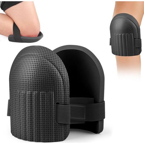 Knee pads for construction and gardening - Lightweight and durable EVA foam, adjustable straps, non-slip, 17 x 18 cm, comfortable protection for men and women, ideal for work, the (1/5)