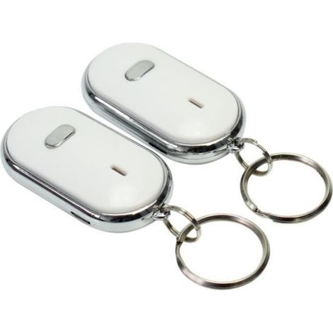 Porte-clé - Détecteur Sifflet - 85-90db - Alarme - Rouge