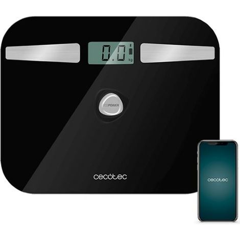 Báscula de baño sin pilas inteligente, de altra precisión y conectividad bluetooth. (1/5)