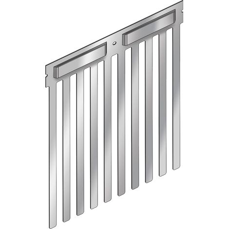 Barriera Antivolatili Corta per Pannelli Solari BF140 5 Pezzi 200 mm