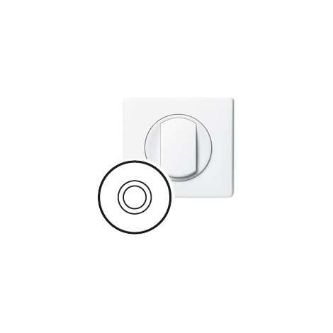 Enjoliveur VV / poussoir type ''push'' blanc LEGRAND CELIANE 068015