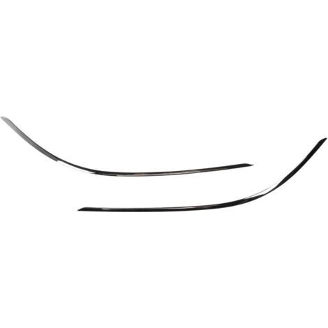 QORVA- Garniture de moulage chromée inférieure de pare-chocs avant, 2 pièces, remplacement pour Benz classe C W204 Standard Facelift 2011 à 2014 (1/4)