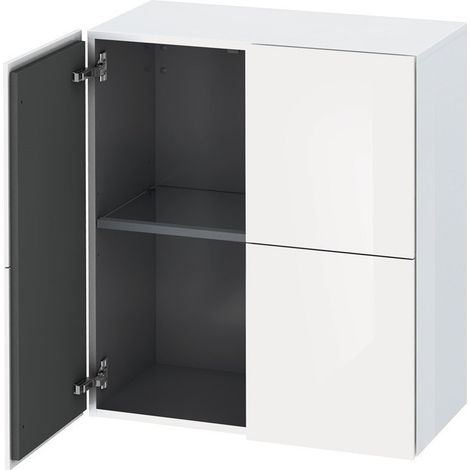 Armoire Duravit L-CUBE 700x363x800mm blanc brillant
