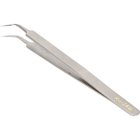 Pince de Précision Antistatique en Acier Inoxydable 14W pour Maintenance Électronique