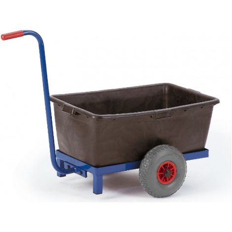 Rollcart Griffroller für Kunststoffmulde Ladefläche 670x370mm
