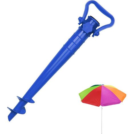 Sonnenschirmständer – Befestigung im Sand oder Boden – Geeignet für Schirme mit 25–35 mm Durchmesser – 1 Stück (1/5)