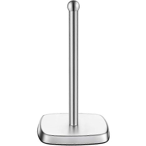 Porte-rouleau de papier essuie-tout pour plan de travail, support de rouleau de cuisine sur pied avec ventouses, sans papier essuie-tout (1/5)