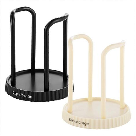 Set aus 2 Papierbecherspendern, Kaffeebecher-Organizer, Wand- oder Tischmontage, praktische Aufbewahrung für Kapseln und Becher. (1/5)