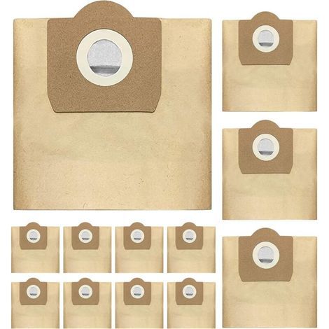 12 sacs d'aspirateur pour Karcher 6.959-130.0 MV 3 / WD 3.xxx / A 22xx / A 25xx / A26xx / SE 4001, 4002 (1/5)