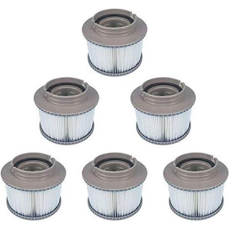Lot de 6 filtres de Rechange pour MSpa FD2089, Cartouche de Filtre pour Piscine, et spas (1/5)