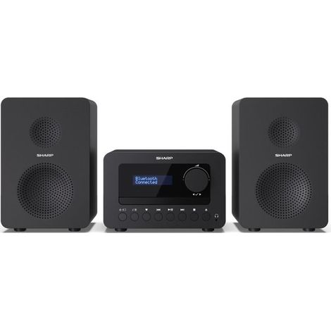 Sharp TOKYO DAB+ HI-FI Micro System Microcadena de música para uso doméstico 40 W Negro