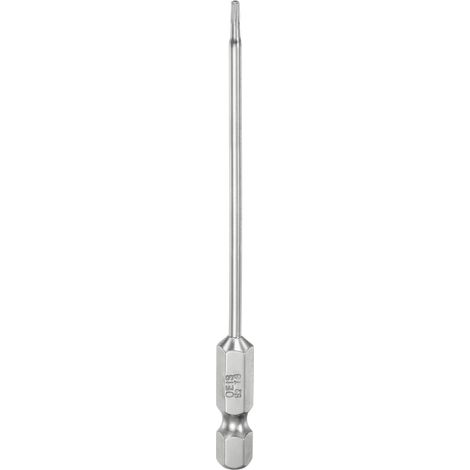Embout de Sécurité T6 Torx 1/4" Tige Hexagonale Acier S2 (1/5)