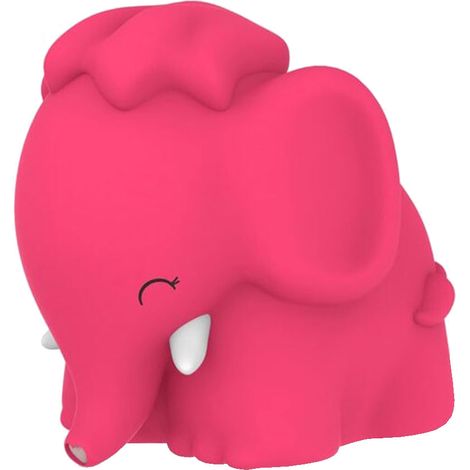 Veilleuse souple en silicone - Donnie L'éléphante (1/4)