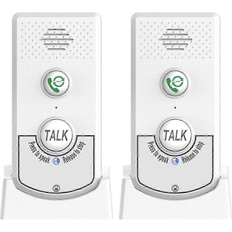 Interphone sans fil pour la maison, communication vocale bidirectionnelle, appelant à domicile, interphone sans fil longue portée. (1/5)