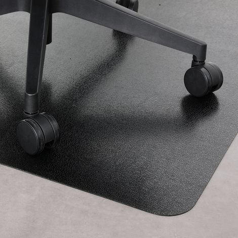 Bürostuhlunterlage "Hartboden" - PVC - Schwarz - 120 x 150 cm - Bodenschutzmatte für Hartböden (1/3)