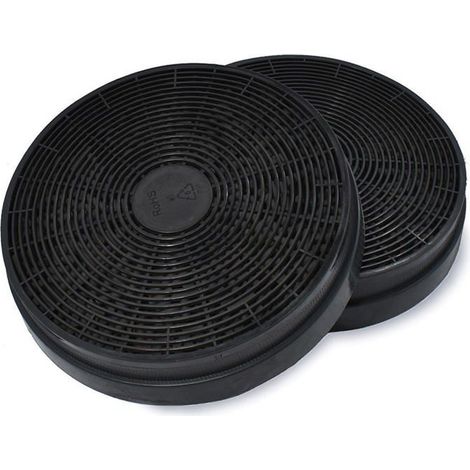 filtres à charbon actif, diamètre 17,5 cm, pour hotte aspirante recyclage, compatibles Klarstein, usage cuisine résidentielle (1/5)