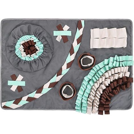 Tapis de fouille interactif pour chiot, lavable, pour l'entraînement olfactif du chien (1/4)