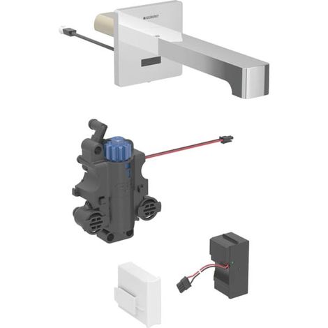Geberit 116277211 Brenta robinet WA, montage mural, alimentation secteur (1/5)