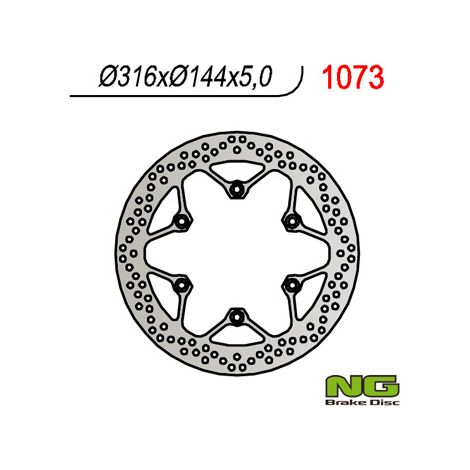 Disco de freno delantero Honda ST1100 VF750C VT1100C NTV650 '88-'04 316 mm