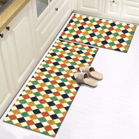 Spülbeckenmatten – 2er-Set, rutschfest und saugfähig – 40 x 60 cm + 40 x 120 cm (1/5)