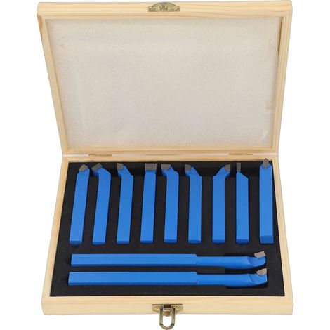 11 pièces 1212 mm Outils de tournage Outils de soudage, fraisage et tournage à pointe carbure (1/5)