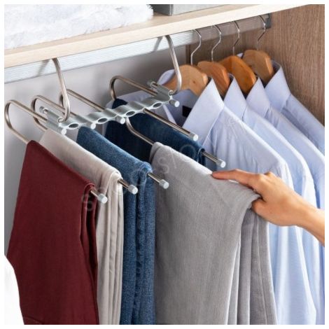 HAVSER : Cintre Multiple Pour Pantalons 5 en 1 (1/5)