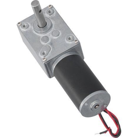 Moteur électrique 24V CC 470 tr/min, arbre de sortie en acier inoxydable, coque métallique, faible frottement, faible consommation d'énergie (1/5)