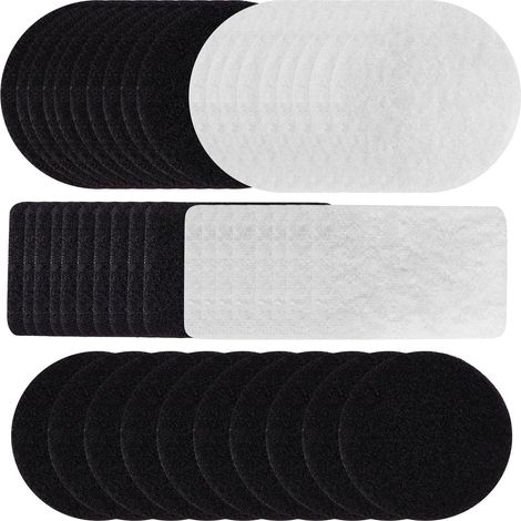 25 paires de patins adhésifs antidérapants pour canapés et coussins, (1/5)