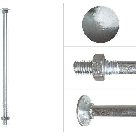 Schlossschrauben Verzinkt M10 x 260 mm - 25 Stück