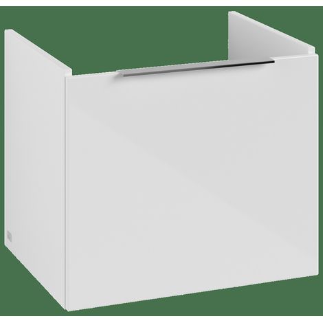 Villeroy & Boch Architectura - Mobiletto da lavabo, 55x47x44 cm, 1 cassetto, bianco B88700VS