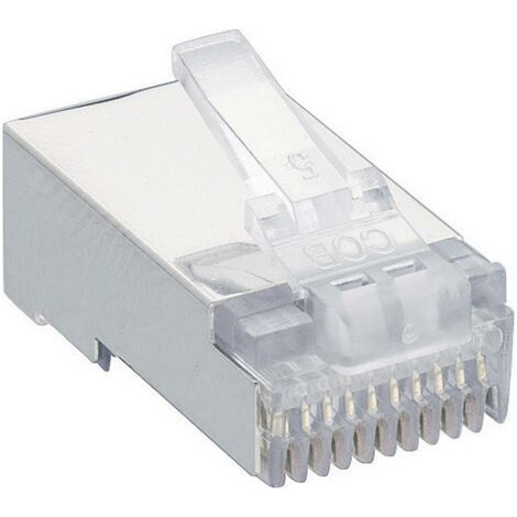 Fiche modulaire mâle Lumberg P 303 S RJ48 mâle, droit RJ48 Pôle: 10p10c transparent 1 pc(s) (1/3)