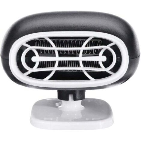 2en1 Voiture Auto Allume-cigare Chauffage Ventilateur De Refroidissement Dégivreur - Noir