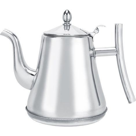 OPPWONG Café Carafe, Pichet de thé Pichet d'eau avec Ménage Infuseur Ménage Inoxydable Bouilloire épaissie de café à Tèvres Dispensur (1.2L) (1/5)